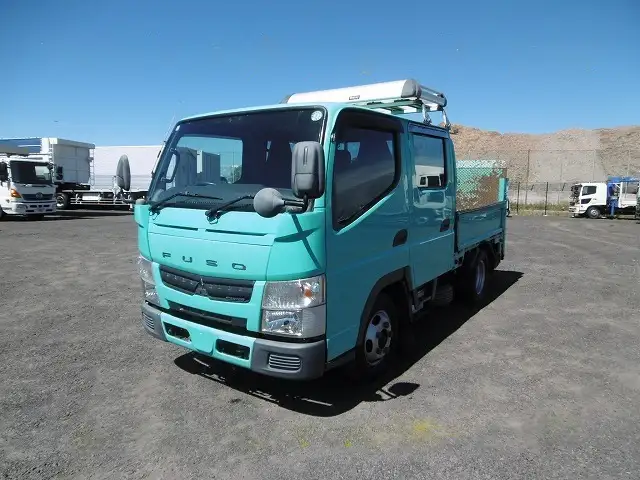 三菱 キャンター 小型 平ボディ Wキャブ パワーゲート の中古トラック【車両No.196581】