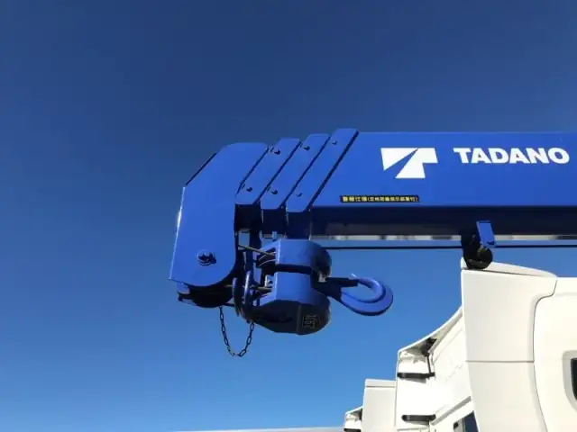 三菱 ファイター 中型/増トン 車両重機運搬 4段クレーン ラジコンの中古トラック画像9