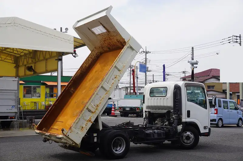 いすゞ エルフ 小型 ダンプ ローダー 強化の中古トラック画像4