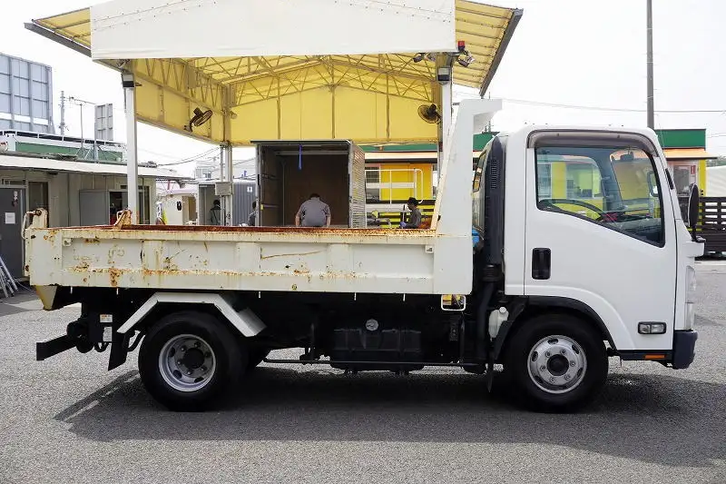 いすゞ エルフ 小型 ダンプ ローダー 強化の中古トラック画像2
