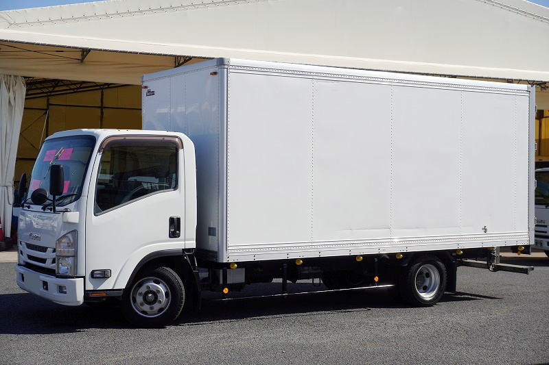 いすゞ エルフ 小型 アルミバン 超ロング