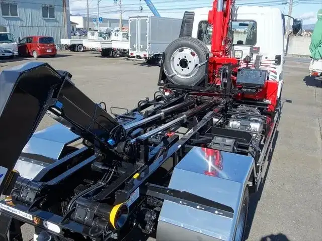 三菱 ファイター 中型/増トン アームロール クレーン付き ツインホイストの中古トラック画像7