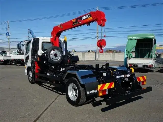 三菱 ファイター 中型/増トン アームロール クレーン付き ツインホイストの中古トラック画像5