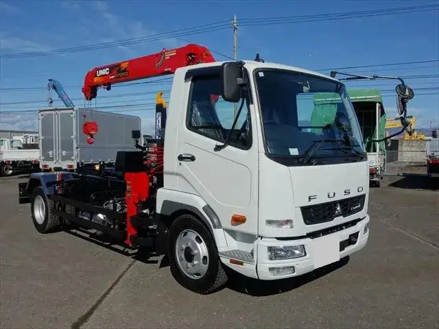 三菱 ファイター 中型/増トン アームロール クレーン付き ツインホイストの中古トラック画像2