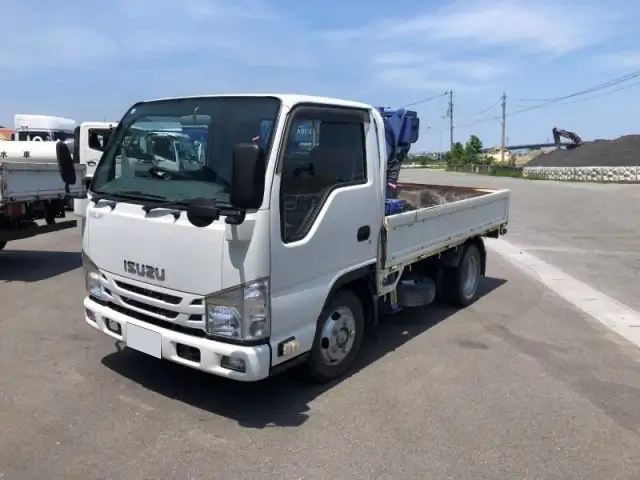 いすゞ エルフ 小型 クレーン付 横置簡易クレーン 3段 の中古トラック【車両No.196917】