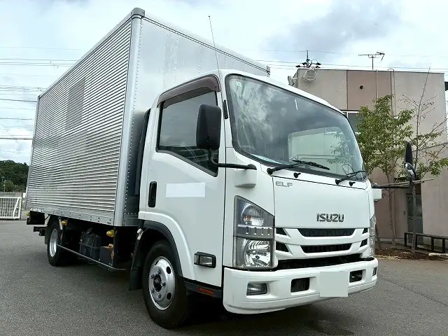 いすゞ エルフ 小型 アルミバン パワーゲート サイドドアの中古トラック画像2