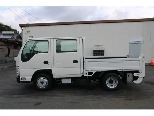 いすゞ エルフ 小型 平ボディ Wキャブ パワーゲートの中古トラック画像3