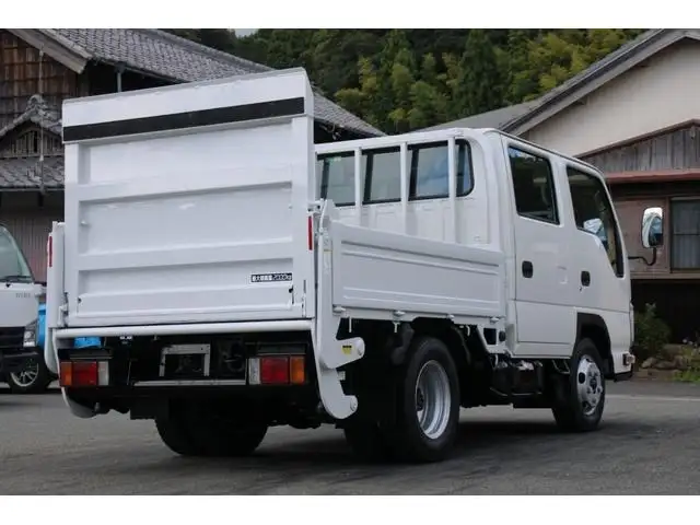 いすゞ エルフ 小型 平ボディ Wキャブ パワーゲートの中古トラック画像2