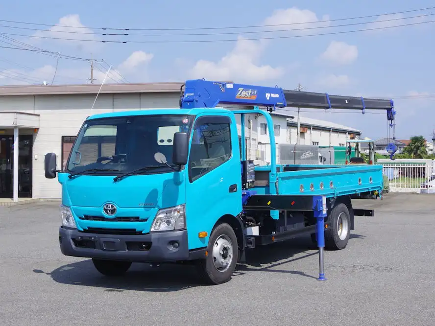 トヨタ ダイナ 小型 クレーン付 床鉄板 4段 の中古トラック【車両No.196949】