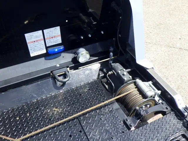 三菱 キャンター 小型 車両重機運搬 ラジコン ウインチの中古トラック画像7