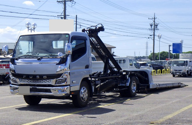 三菱 キャンター 小型 車両重機運搬 セーフティーローダー