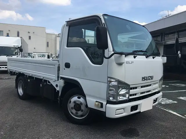 いすゞ エルフ 小型 平ボディ TKG-NJS85A H25の中古トラック画像2