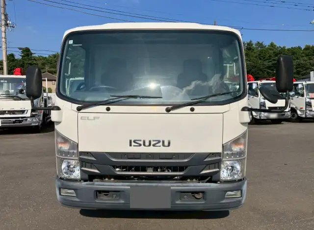 いすゞ エルフ 小型 平ボディ 床鉄板 アルミブロックの中古トラック画像2