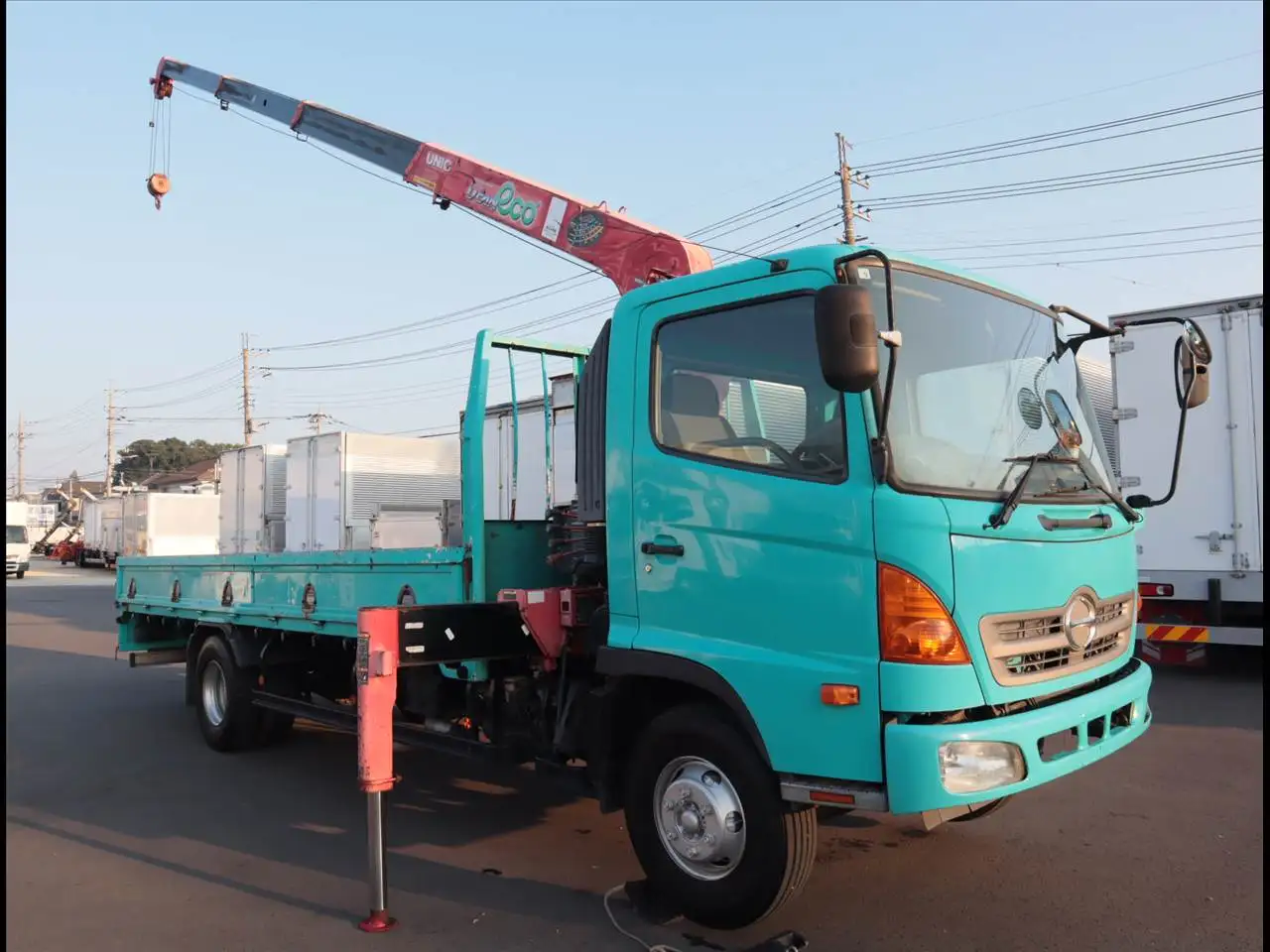 日野 レンジャー 中型/増トン クレーン付 4段 ラジコンの中古トラック画像2