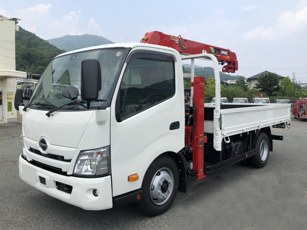 日野 デュトロ 小型 車両重機運搬 セルフローダー