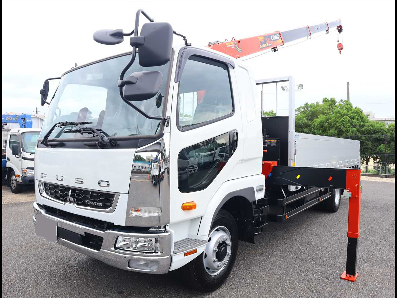 三菱 ファイター 中型/増トン クレーン付 ワイド