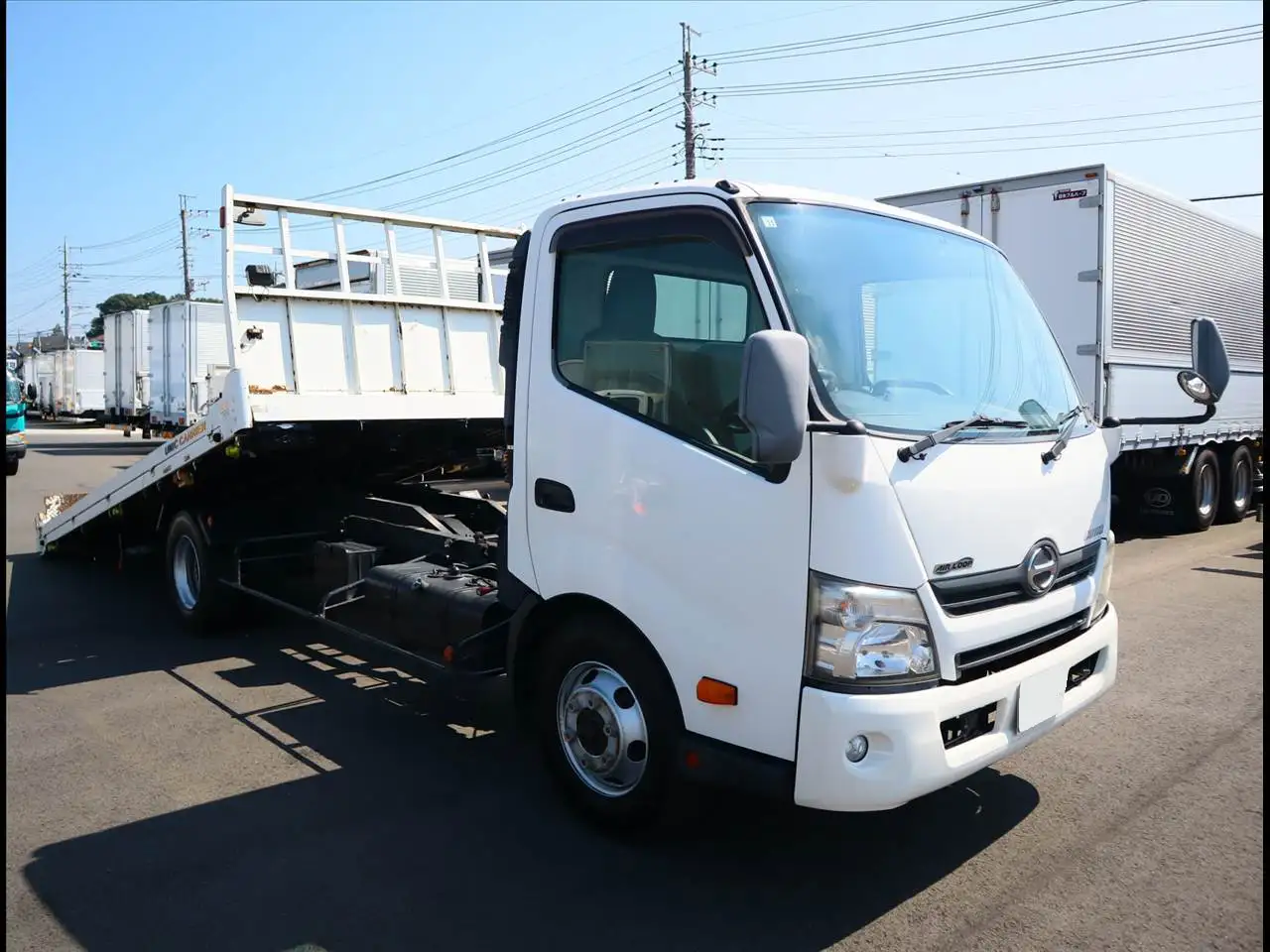 日野 デュトロ 小型 車両重機運搬 ラジコン ウインチの中古トラック画像2