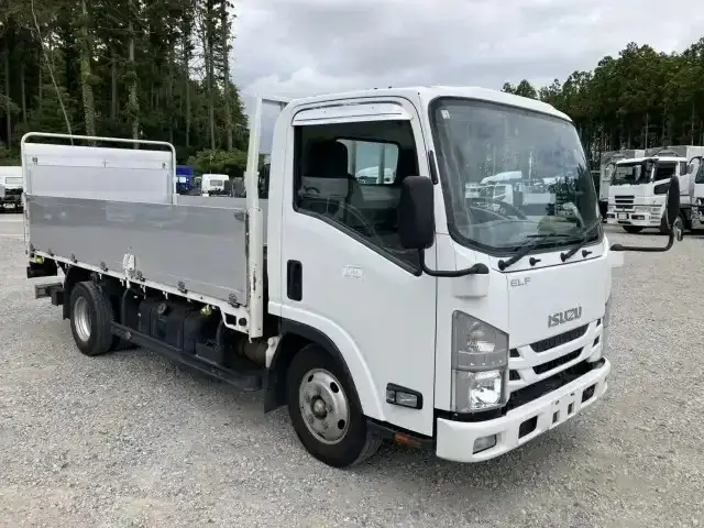 いすゞ エルフ 小型 平ボディ パワーゲート アルミブロックの中古トラック画像2