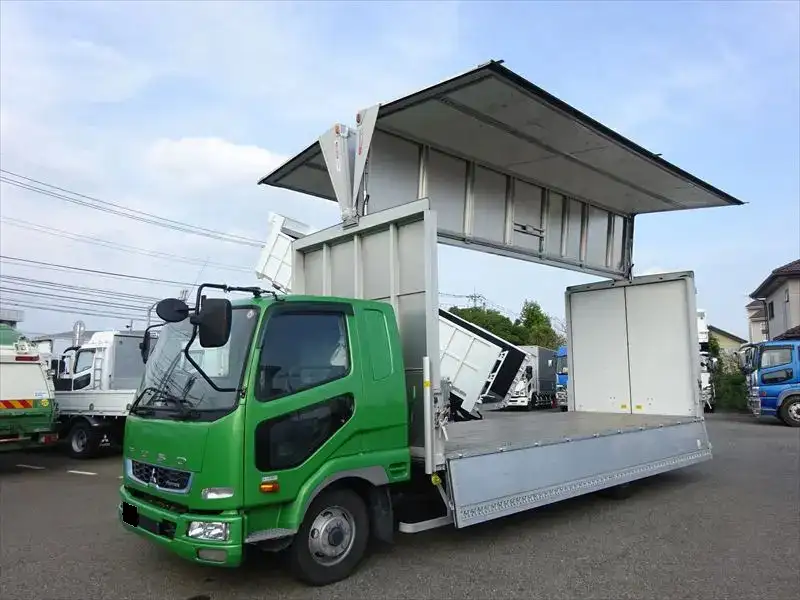 三菱 ファイター 中型/増トン ウイング エアサス ベッドの中古トラック画像6