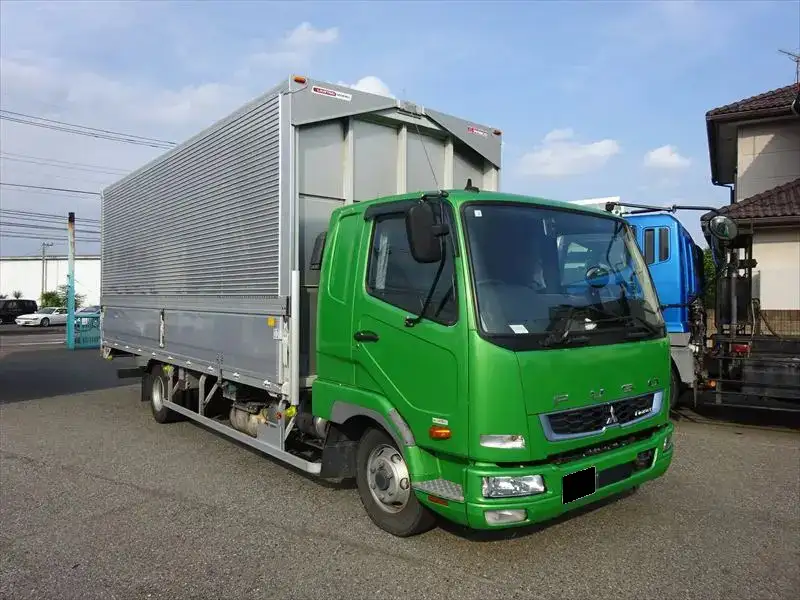 三菱 ファイター 中型/増トン ウイング エアサス ベッドの中古トラック画像2
