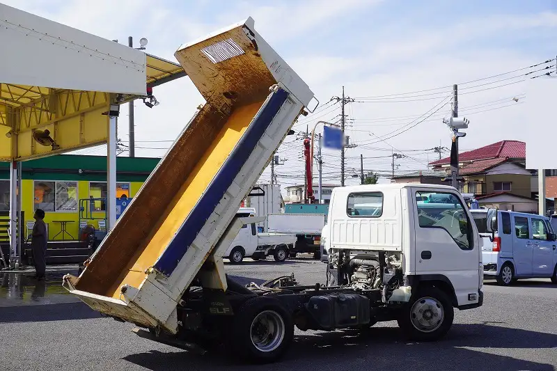 いすゞ エルフ 小型 ダンプ ローダー 強化の中古トラック画像4