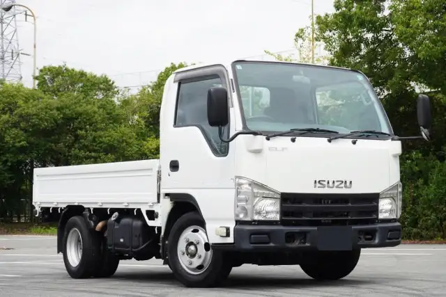 いすゞ エルフ 小型 平ボディ TKG-NJR85A H26の中古トラック画像2
