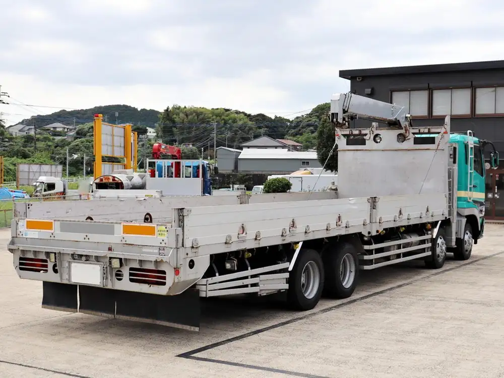 三菱 スーパーグレート 大型 車両重機運搬 4段クレーン ラジコンの中古トラック画像4