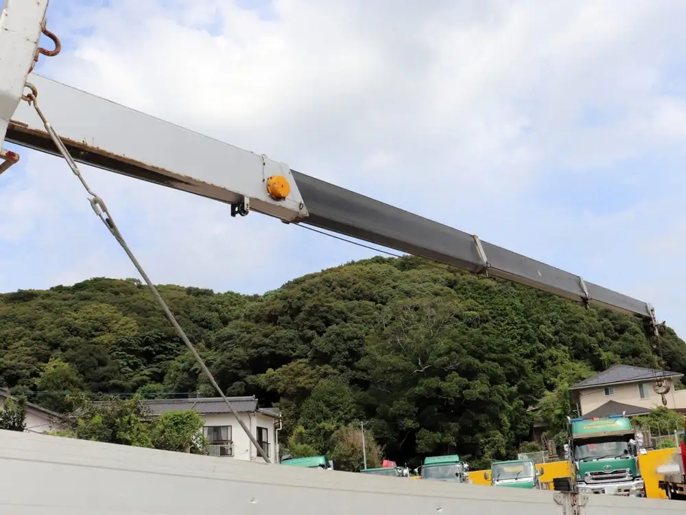 三菱 スーパーグレート 大型 車両重機運搬 4段クレーン ラジコンの中古トラック画像10