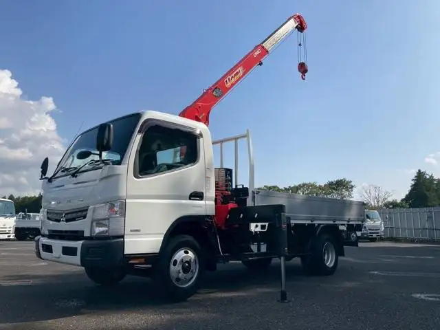 三菱 キャンター 小型 クレーン付 アルミブロック 4段の中古トラック画像4