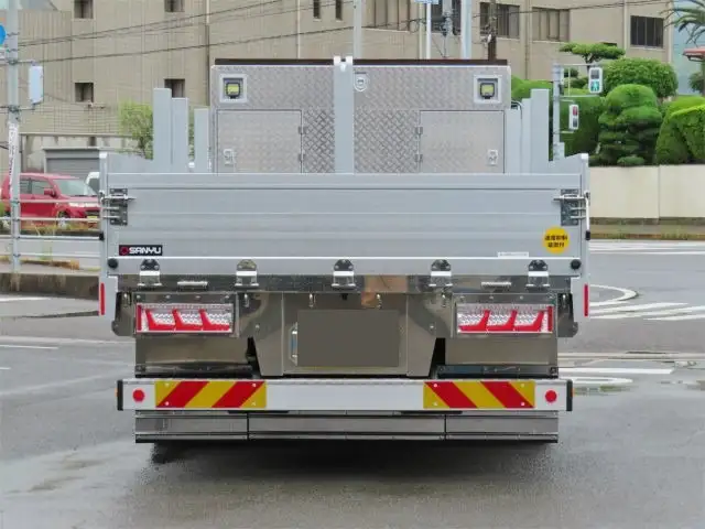 三菱 ファイター 中型/増トン 平ボディ アルミブロック ベッドの中古トラック画像5