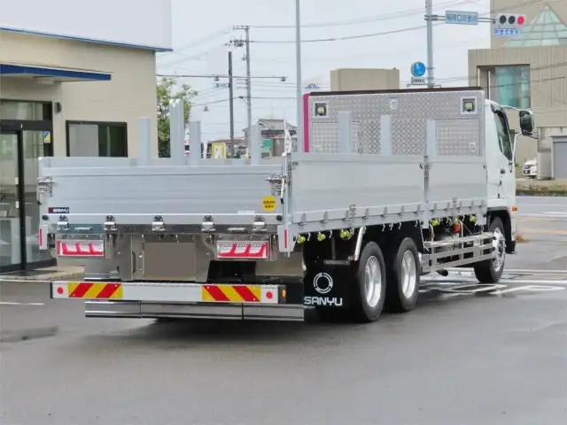 三菱 ファイター 中型/増トン 平ボディ アルミブロック ベッドの中古トラック画像4