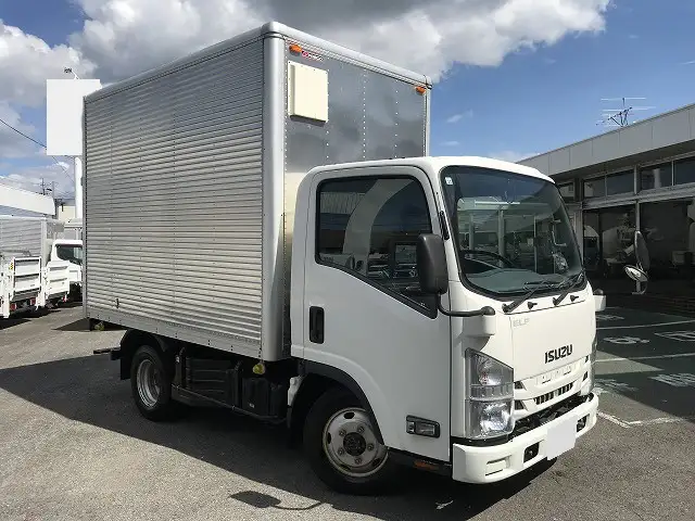 いすゞ エルフ 小型 アルミバン サイドドア TPG-NLS85ANの中古トラック画像2