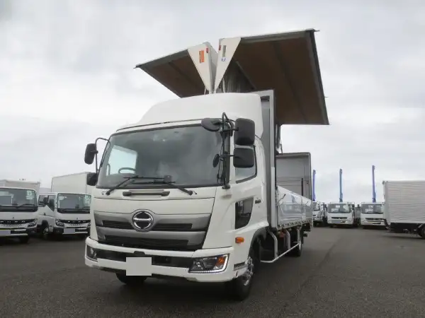 日野 レンジャー 中型/増トン ウイング パワーゲート ベッド の中古トラック【車両No.197500】