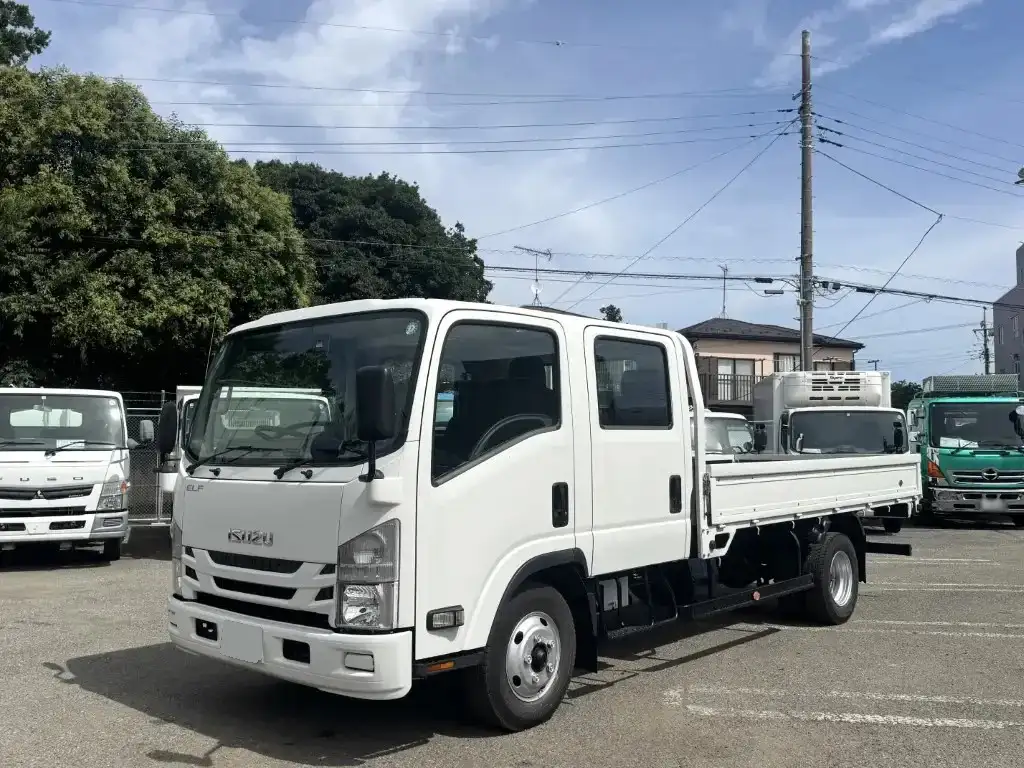 いすゞ エルフ 小型 平ボディ Wキャブ TPG-NPR85AR の中古トラック【車両No.197522】