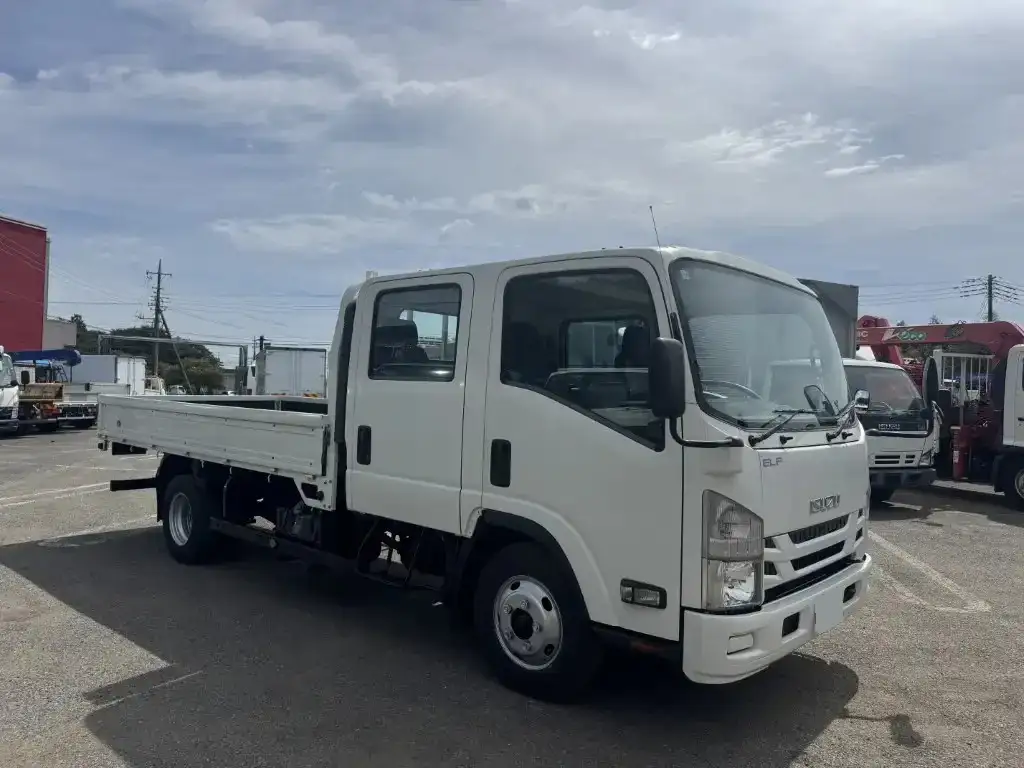 いすゞ エルフ 小型 平ボディ Wキャブ TPG-NPR85ARの中古トラック画像2