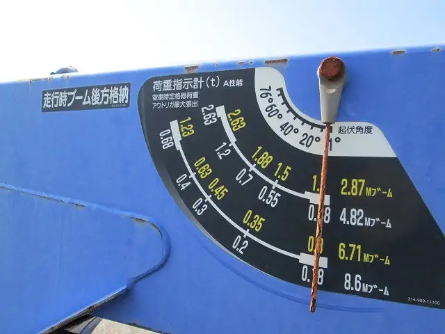 日野 デュトロ 小型 クレーン付 4段 フックインの中古トラック画像11