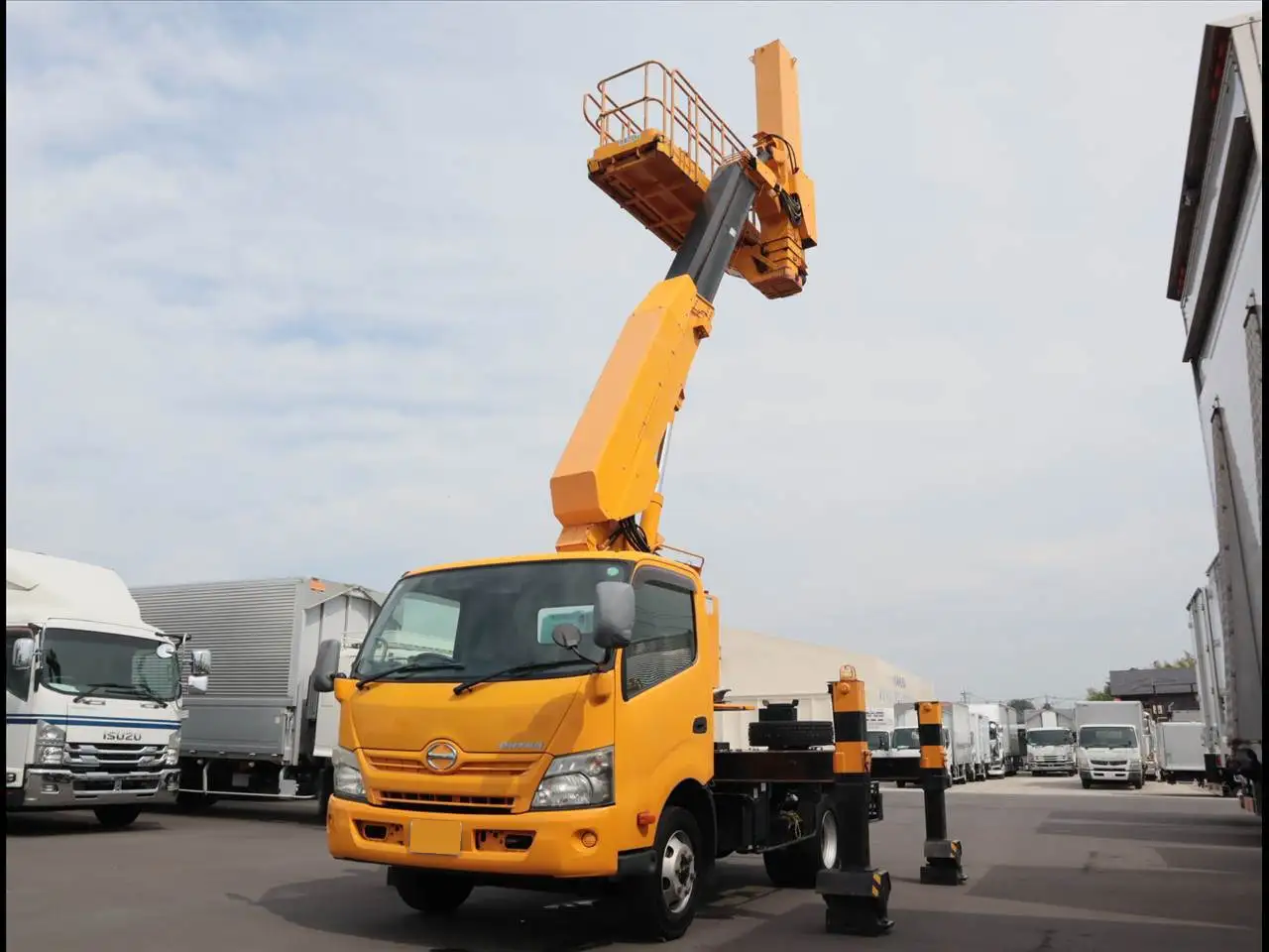 日野 デュトロ 小型 高所・建柱車 高所作業車 SDG-XZU700Xの中古トラック画像5