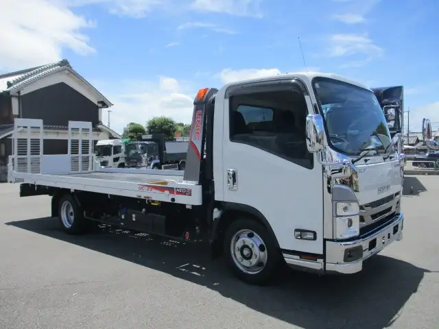 いすゞ エルフ 小型 車両重機運搬 ラジコン ウインチの中古トラック画像3