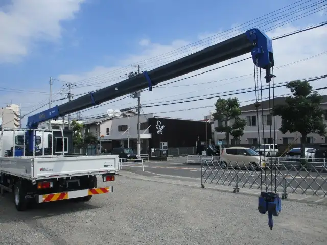 いすゞ エルフ 小型 クレーン付 床鉄板 4段の中古トラック画像7