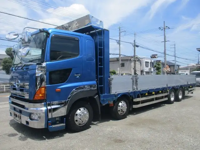 日野 プロフィア 大型 平ボディ 床鉄板 アルミブロック の中古トラック【車両No.197458】