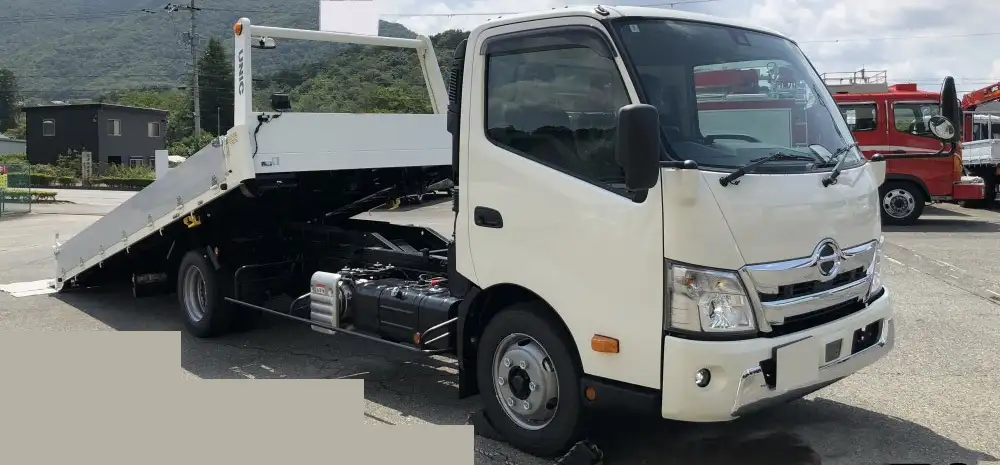 日野 デュトロ 小型 車両重機運搬 ラジコン ウインチの中古トラック画像2