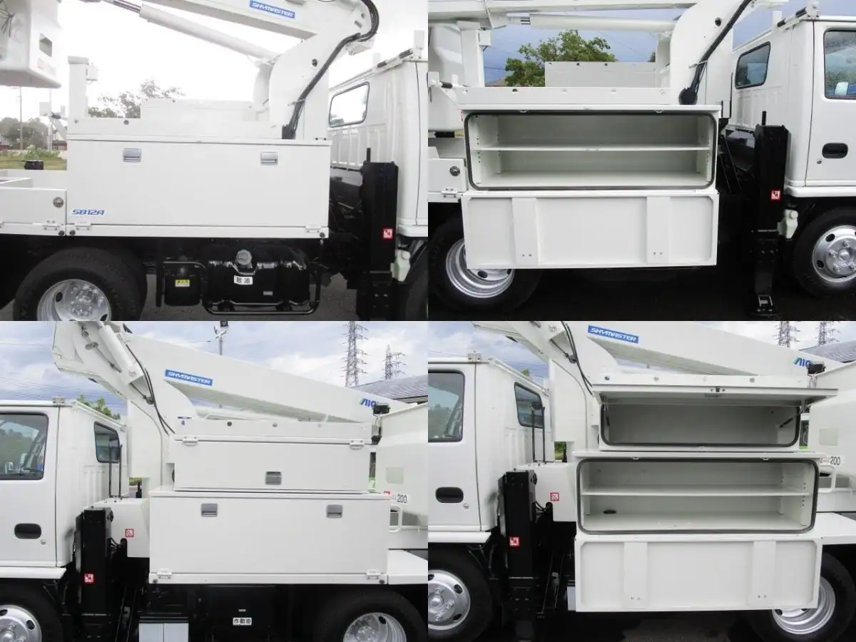 いすゞ エルフ 小型 高所・建柱車 高所作業車 TPG-NKR85Nの中古トラック画像8
