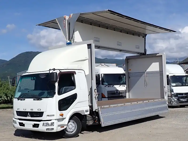 三菱 ファイター 中型/増トン ウイング パワーゲート エアサス の中古トラック【車両No.197781】