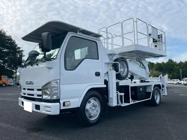 いすゞ エルフ 小型 高所・建柱車 高所作業車  の中古トラック【車両No.197828】
