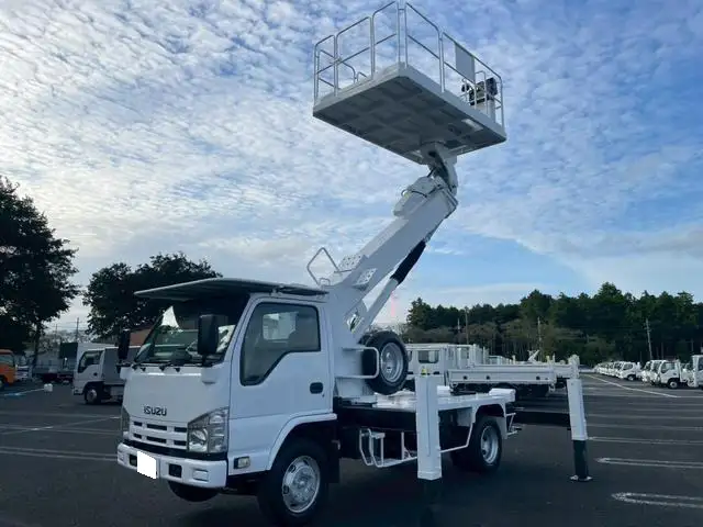 いすゞ エルフ 小型 高所・建柱車 高所作業車 の中古トラック画像3