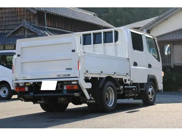 三菱 キャンター 小型 平ボディ Wキャブ パワーゲートの中古トラック画像2