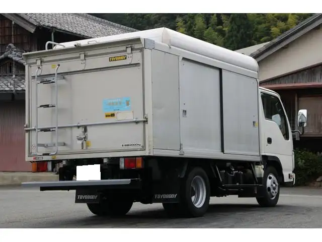 いすゞ エルフ 小型 アルミバン ボトルカー サイドドアの中古トラック画像2