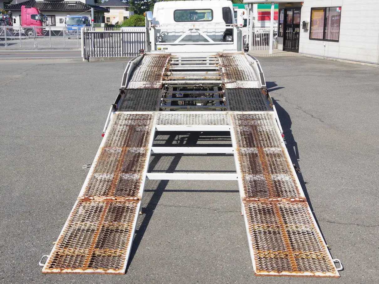 三菱 キャンター 小型 車両重機運搬 ラジコン ウインチの中古トラック画像9