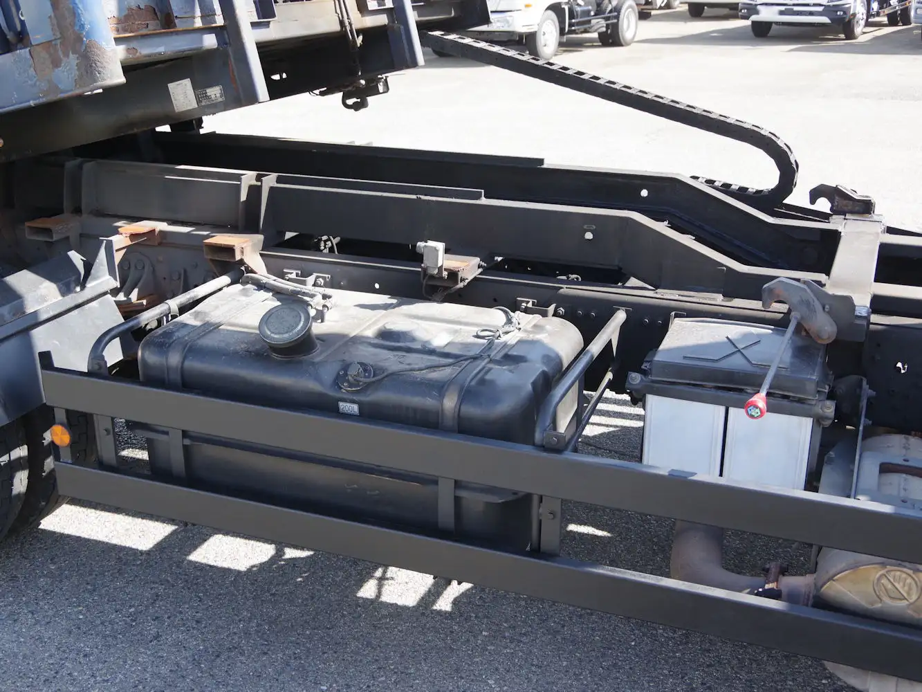三菱 ファイター 中型/増トン 車両重機運搬 4段クレーン ラジコンの中古トラック画像19