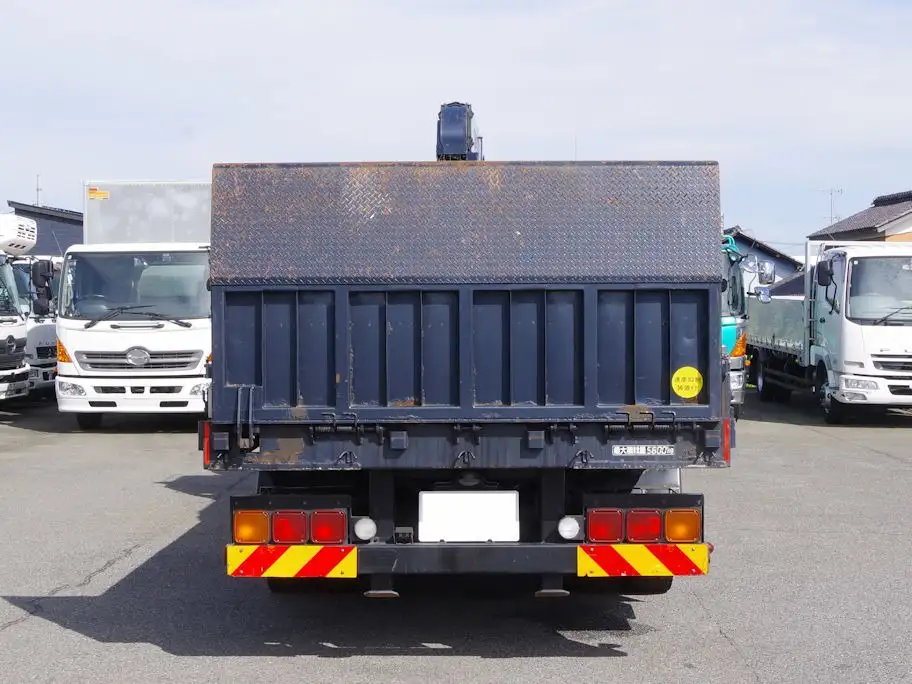 三菱 ファイター 中型/増トン 車両重機運搬 4段クレーン ラジコンの中古トラック画像3